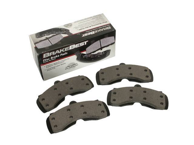 Disc Brake Caliper Pad Set, Front, Correct reproduction