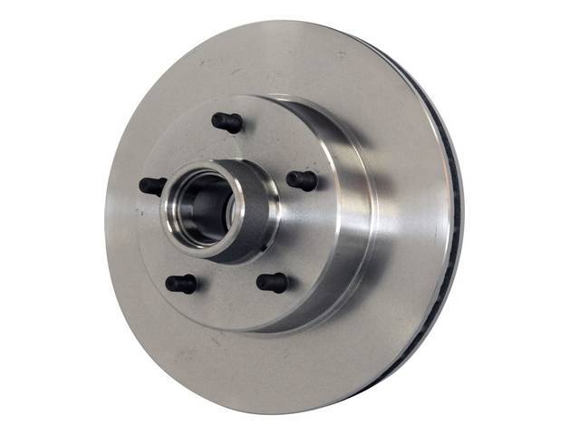 Brake Hub and Rotor, Front, reproduction
