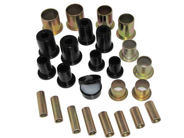 Control Arm Bushing Kit, Front, Black Graphite Polyurethane, Energy Suspension