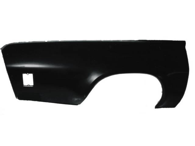 Full Face Quarter Panel Repair, RH, 70 inch length, reproduction