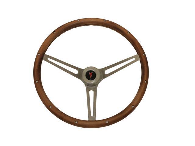 Classic GM Steering Wheel, Grant, Hardwood Walnut Finish, 15 Inch O.D.