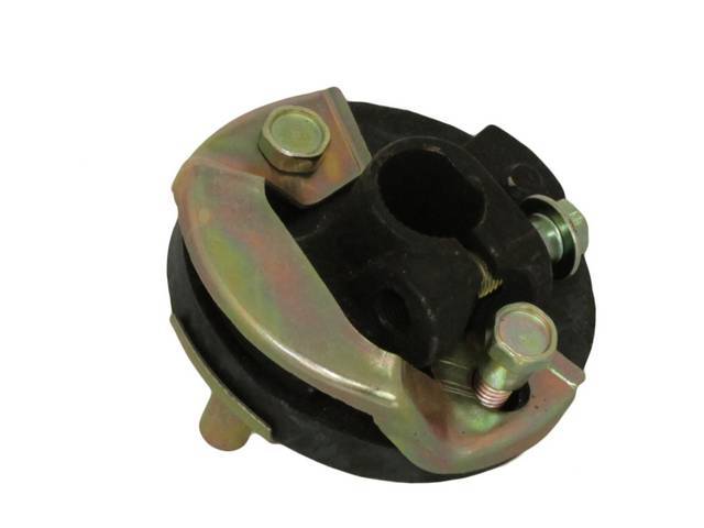 Steering Joint Coupler, P/S, incl shaft retaining bolt and hardware, reproduction