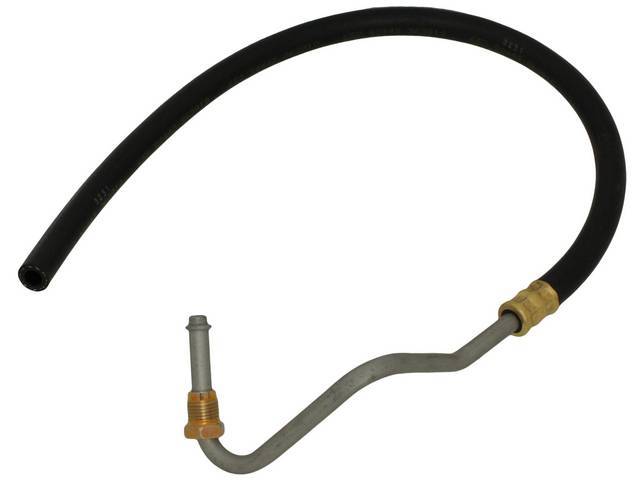 P/S Fluid Return Hose, OE style with correct, bends and fittings, Cut to length hose, reproduction