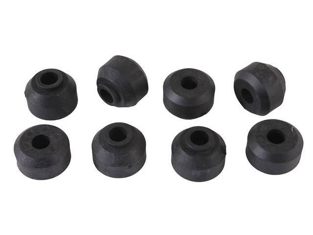 Sway Bar Bushing Kit, End Link, (8), 1 Inch O.D., 5/8 Inch Nipple O.D., Polyurethane, Does Both Sides