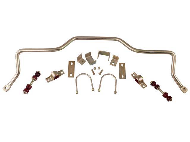 Rear Sway Bar, 7/8 Inch O.D., zinc finish, ADDCO reproduction