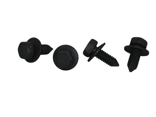 Lower Front Shock Mounting Fastener Kit, 4-pc, OE Correct AMK Products reproduction