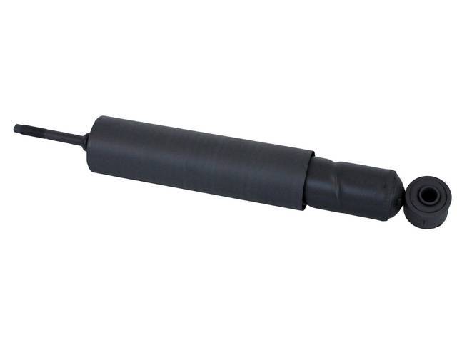 Rear OE-design spiral shock, oil filled, painted gray finish