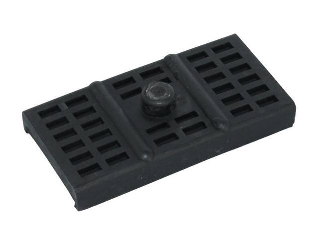 Leaf Spring Mount Cushion, Lower, 5 inch length, rubber, reproduction