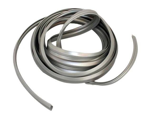 SEAL KIT, Side Spoilers, 10 foot section will do all four side spoilers to wheel openings, silver color, Repro
