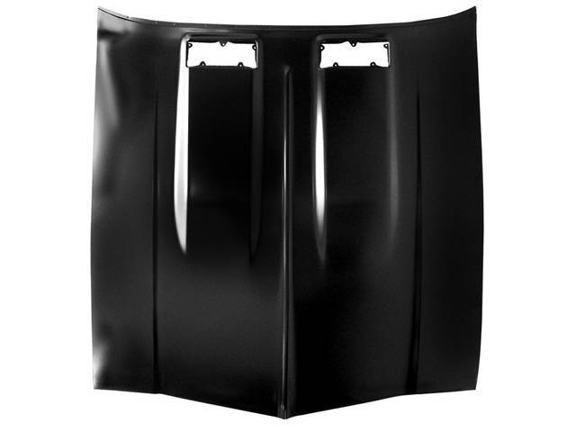 Steel Super Sport Hood, EDP-coated repro