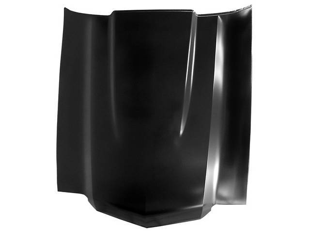 Steel Hood, Cowl Induction, W/O Induction Cutout (Flapper Door) and W/O Hood Pin Cutouts, EDP-coated repro