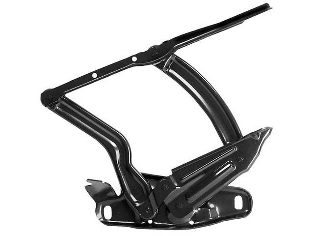 LH / Driver Side Hood Hinge, w/o spring, good reproduction