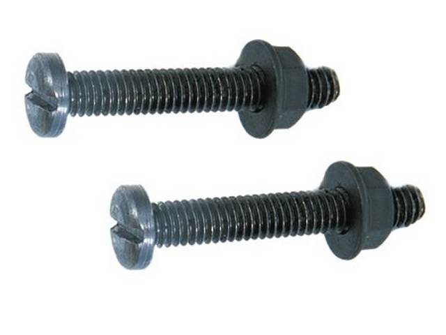 Adjustable Hood Bumper Level Stud Set, Front, Reproduction for (67-69)