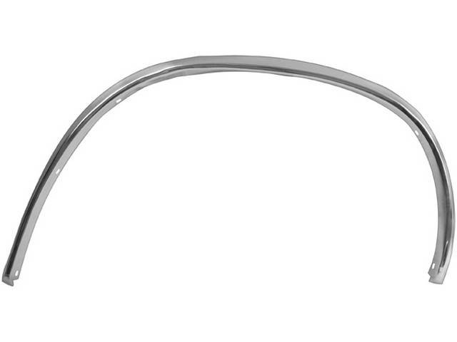 Front Wheelhouse Molding, RH / Passenger side, reproduction