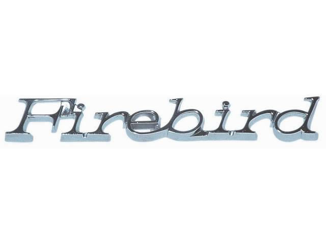 Fender Emblem, *Firebird*, reproduction