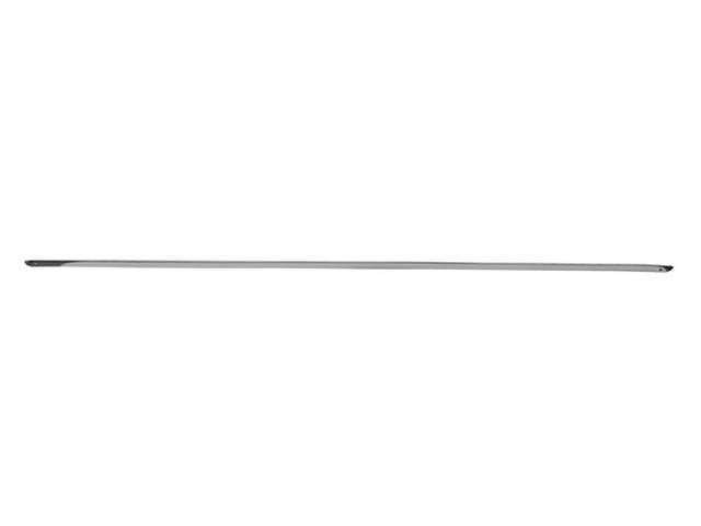 MOLDING, Rocker Panel, Thin Strip, RH or LH, .87 inches wide (thick), Imported Repro