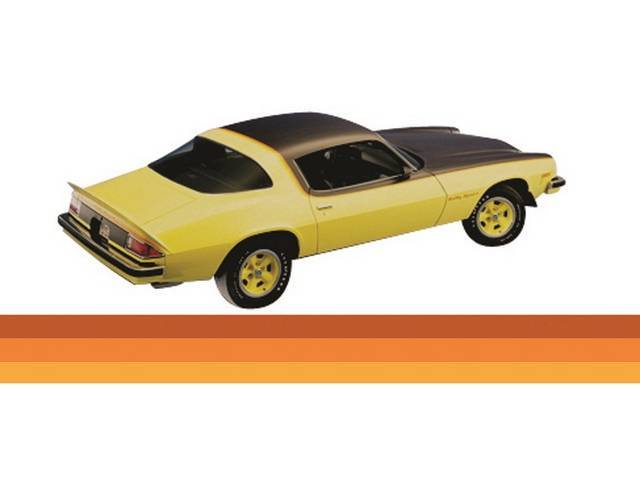 STRIPE KIT, Rally Sport, Orange Brown / Orange / Orange Yellow, incl *Rally Sport* decals, squeegee and instructions, (10), Repro