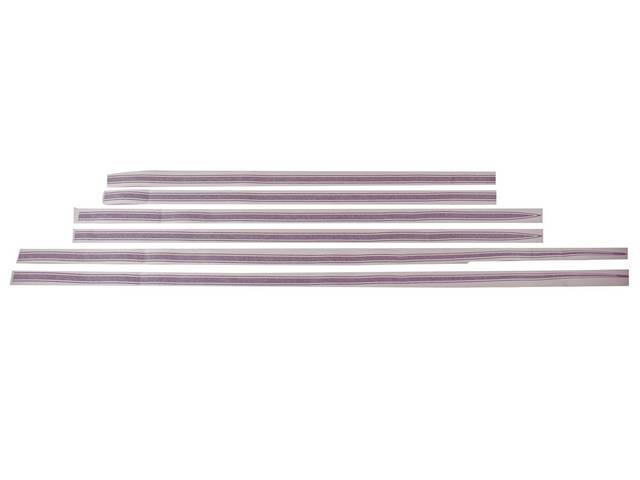 Red "SS" Stripe Kit, 6-piece kit for (69 Chevelle)