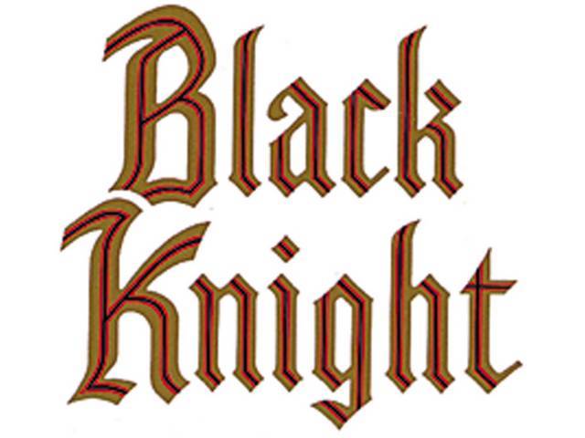 STRIPE KIT, *Black Knight*, Gold, includes 1 large hood decal (dragons on a shield), 2 *Black Knight* fender decals, 1 *Black Knight* tail gate decal, full multi-color upper and lower bodyside stripe kit - includes fenders, doors, quarter / bedside panel