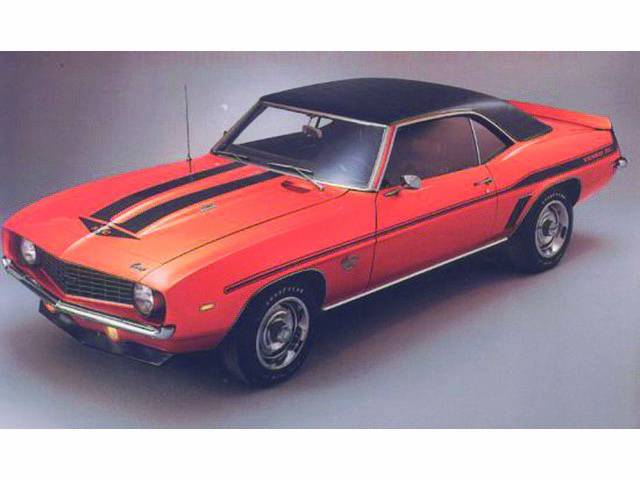 Stripe and Decal Kit, *Yenko*, White, reproduction