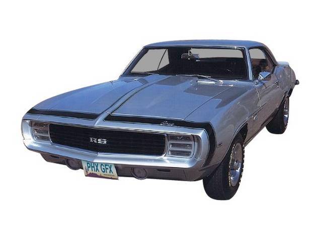 STENCIL / STRIPE KIT, DX1 option, Black, Incl RH and LH header panel stencils, fender stencils and hood stripes, squeegee and instructions, Repro