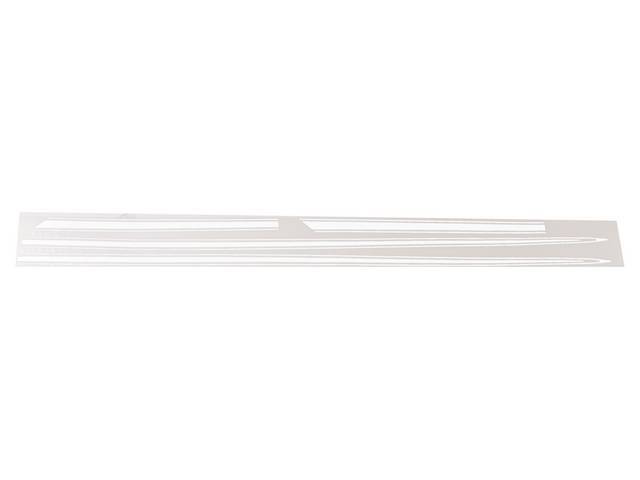 PARTIAL STRIPE KIT, *SS* or DX1 option, White, Incl RH and LH door stripes / hood stripes, Repro