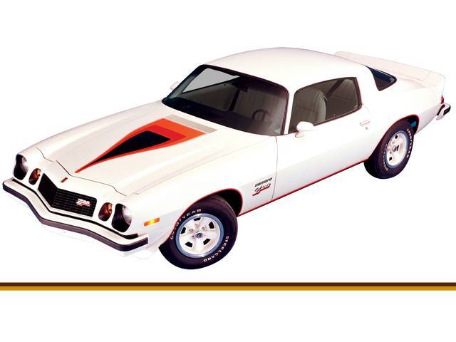 STRIPE KIT, Z/28, Brown / Gold, Used on Black, Brown, Orange and White Cars, (17), Repro