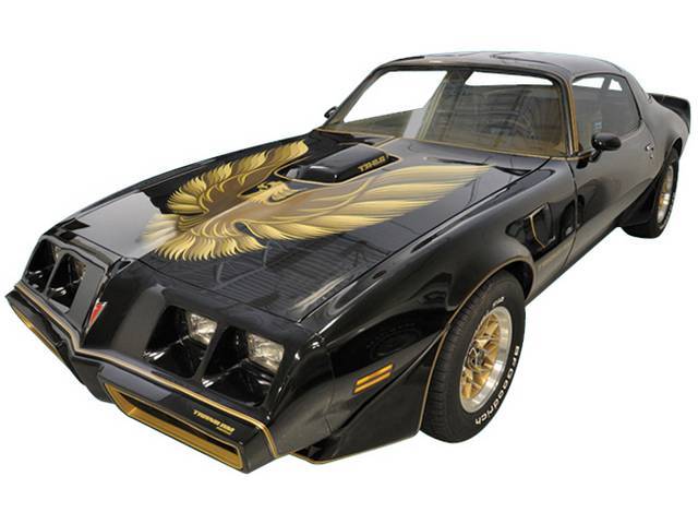 Pre-Molded Stripe Kit, Special Edition T/A, Gold, 42-piece kit