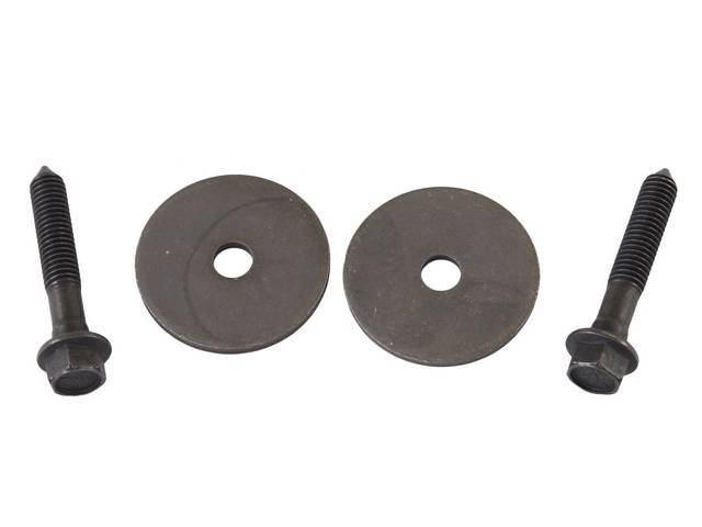 Radiator Core Support to Frame Fastener Kit, 4-pc kit includes bolts and flat washers for (70-73)