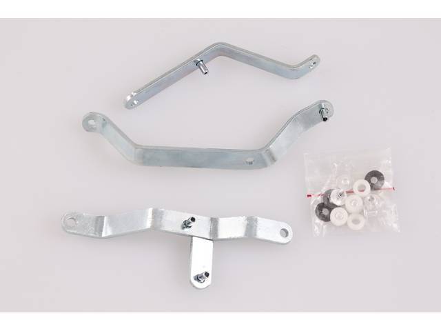 Heater Control Lever Kit, includes levers, hardware and instructions, repro