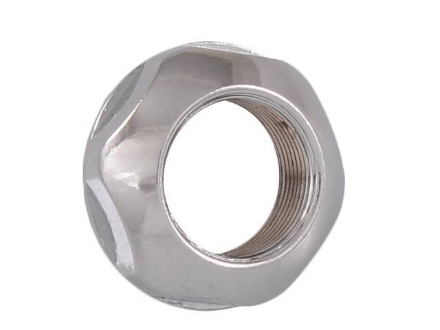Antenna Base Nut, Chrome, reproduction