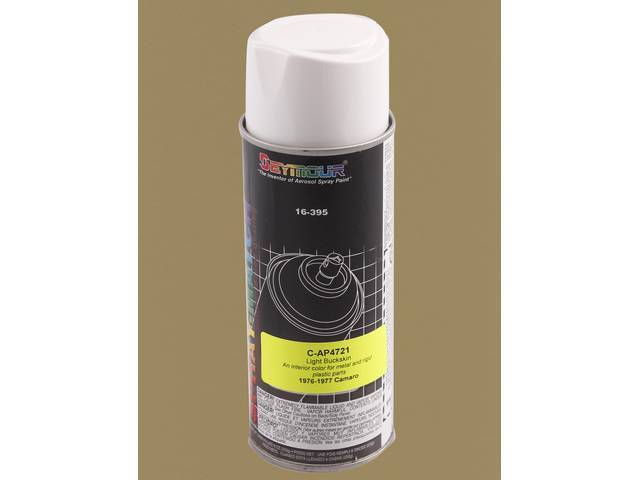 INTERIOR PAINT, ACRYLIC LACQUER, Light Buckskin / Light Saddle (can states Light Buckskin), 12 fluid ounce spray can