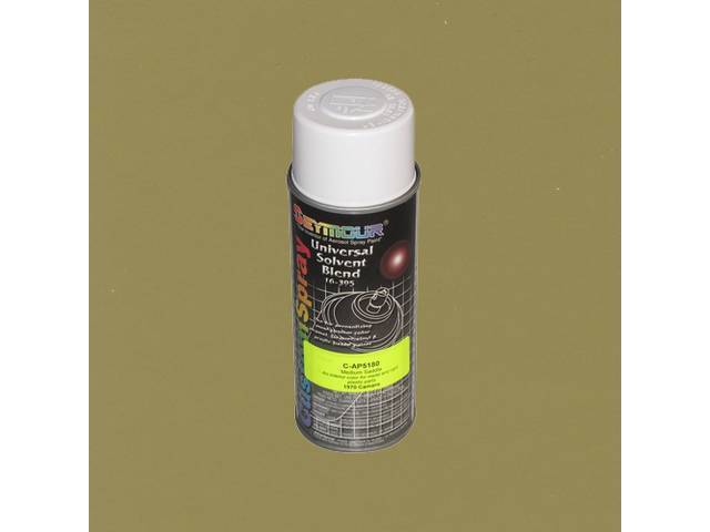 INTERIOR PAINT, ACRYLIC LACQUER, Medium Saddle (PALOMINO SADDLE), 12 fluid ounce spray can