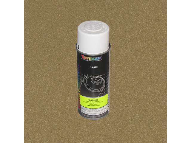 INTERIOR PAINT, ACRYLIC LACQUER, MEDIUM GOLD METALLIC (SIGNET GOLD METALLIC), 12 FLUID OUNCE SPRAY CAN