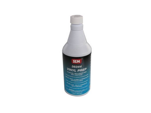 Vinyl Prep Cleaner, 1 quart bottle, SEM Products