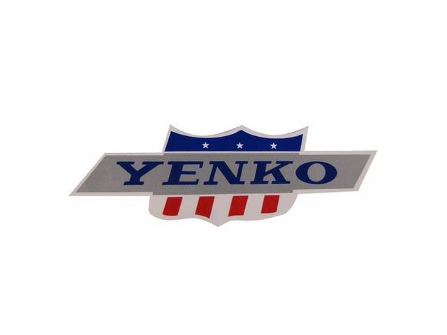 *YENKO* Tri-Color Shield Body Decal, reproduction