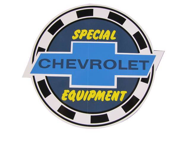 *CHEVROLET SPECIAL EQUIPMENT* Decal, 8 Inch Window Decal