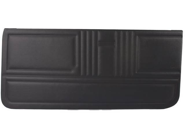 Inside Door Panel Set, Standard Interior, Black, *Silver Edition*