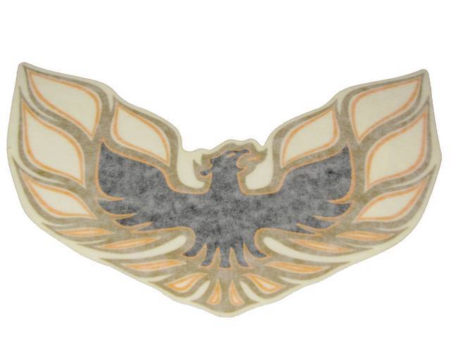 Sail Panel / Spoiler Decal, *Bird*, Gold / Yellow