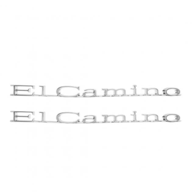 Trim Parts 70 El Camino Front Fender Emblem, El Camino, Pair 4875