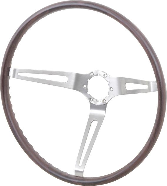 1967-68 Chevrolet, Buick, Walnut Woodgrain Steering Wheel, 16" Diameter 4-1/4" Deep, N34 Option