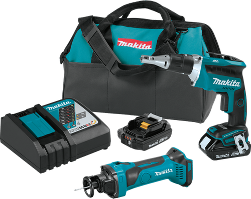 18V LXT™ Lithium-Ion Compact Cordless 2-Pc. Combo Kit (2.0Ah), Brushless Motor, XT255R