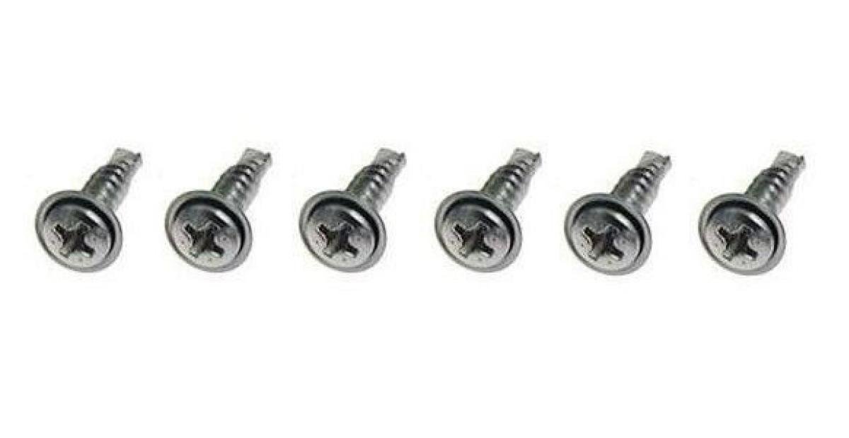 Redline Restomotive 1968-1969 Camaro / Firebird Door Panel Handle Cup Mounting Screw Set, Deluxe Interior