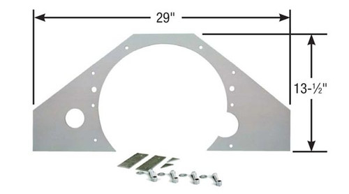 Competition Engineering C4031 Engine Mid-Plate Steel - Chevy Small/Big Block