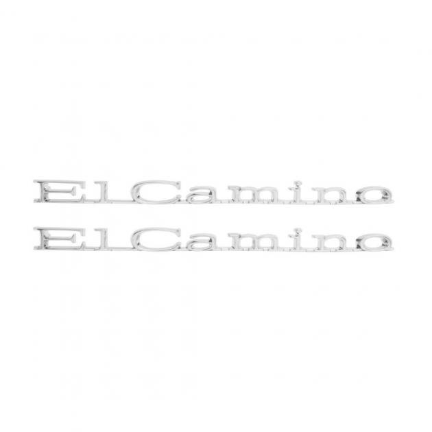 Trim Parts 67 El Camino Rear Quarter Emblem, El Camino, Pair 4837