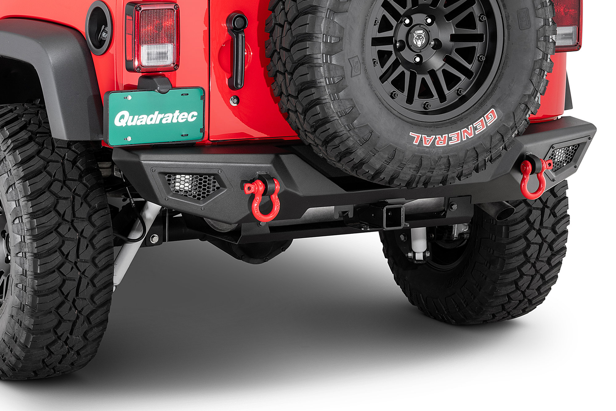 Carnivore PW04241301 Rear Bumper for 07-18 Jeep Wrangler JK