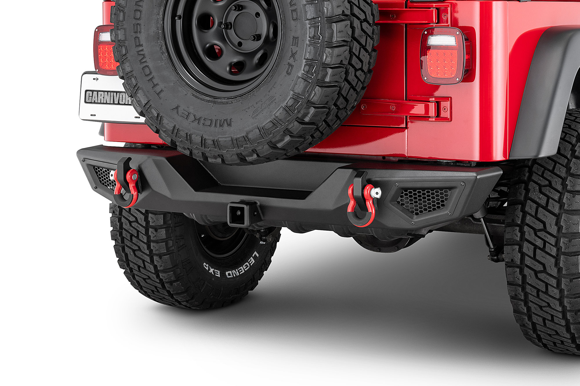 Carnivore Rear Bumper for 87-06 Jeep Wrangler YJ, TJ & Unlimited