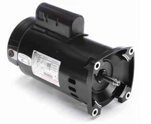 Century Replacement Motors – E-Plus, Square Flange, Threaded Shaft, 1 HP, 115/208-230 Volt – B2841V1