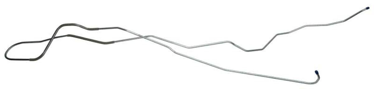 Shafers Classic Reproductions 1967-1968 Chevrolet Camaro Long Gas Lines (Pump To Tank), Stainless Steel GLL203S