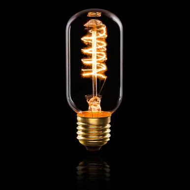 Cleveland Vintage Lighting Swirl E26 Base Edison Light Bulb – 40 Watts